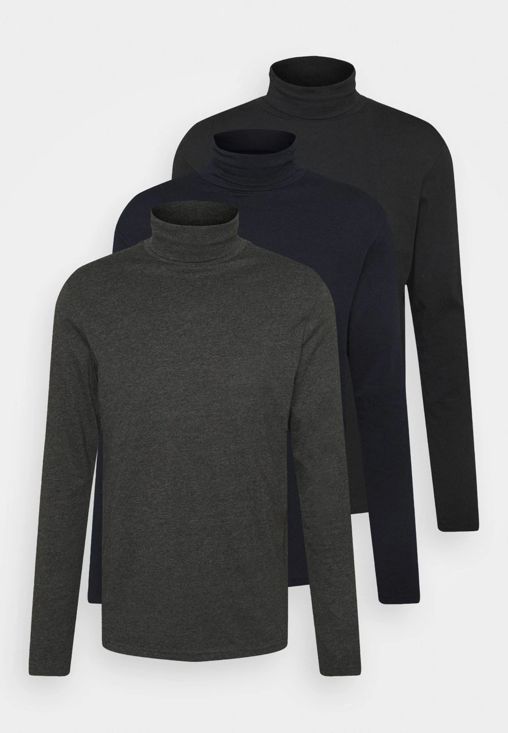 Prix Incroyables Pier One 3 PACK - T-shirt à manches longues t-shirts & polos col roulé homme 9 Prix Incroyables Pier One 3 PACK - T-shirt à manches longues t-shirts & polos col roulé homme – Image 7