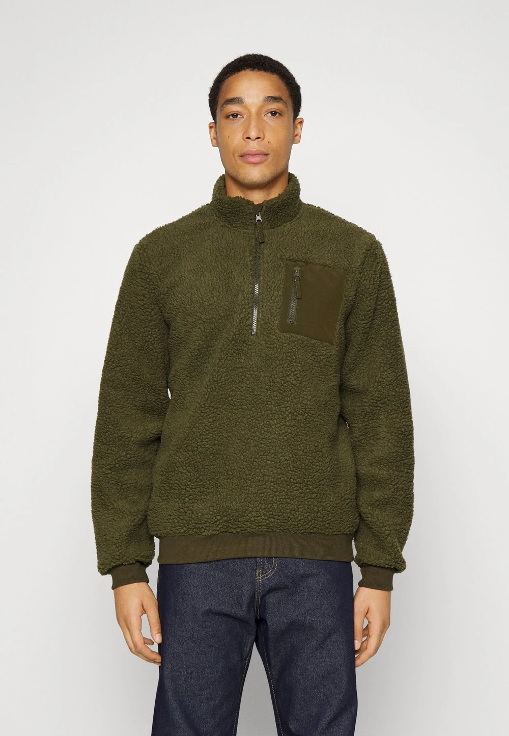 Pier One Sweat polaire Haute Qualité sweats & hoodies col camionneur homme 3 Pier One Sweat polaire Haute Qualité sweats & hoodies col camionneur homme