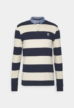 Pier One Polo - dark blue/mottled beige Prix Sympa t-shirts & polos col polo homme -Promos Pier One Boutique 07527183dfff4fd59c3fefb844fc0acc
