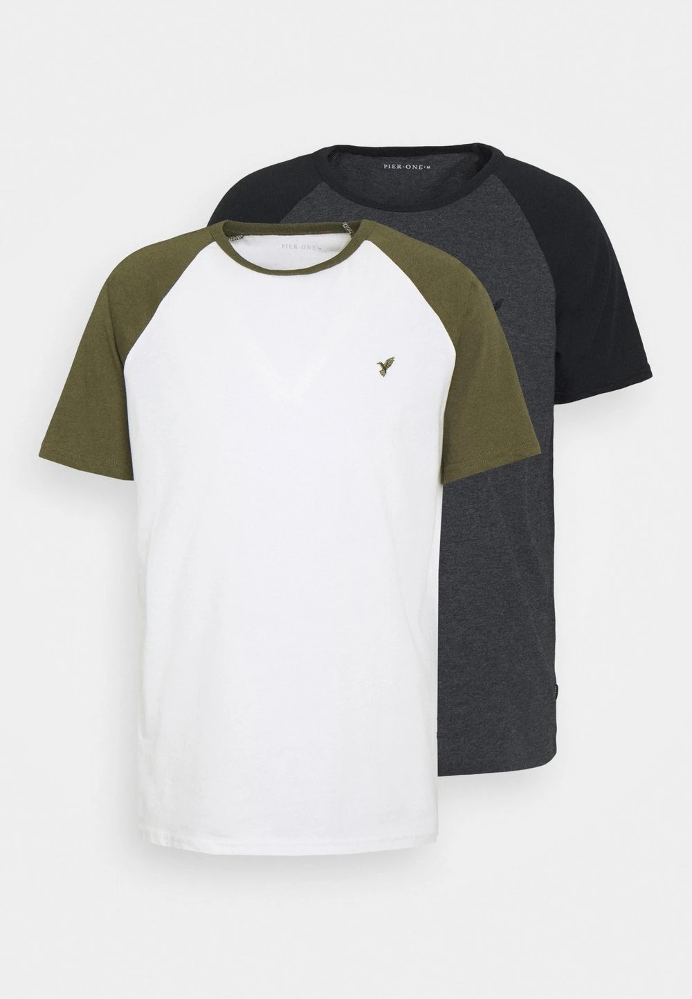 Prix Dégriffé Pier One 2 PACK - T-shirt basique t-shirts col rond homme 11 Prix Dégriffé Pier One 2 PACK - T-shirt basique t-shirts col rond homme – Image 9