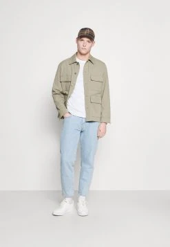 Pier One 5 PACK - T-shirt à manches longues Prix Exclusifs t-shirts col rond homme