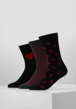 Pier One excellente qualité VALENTINES 3 PACK - Chaussettes sous-vêtements rayures homme