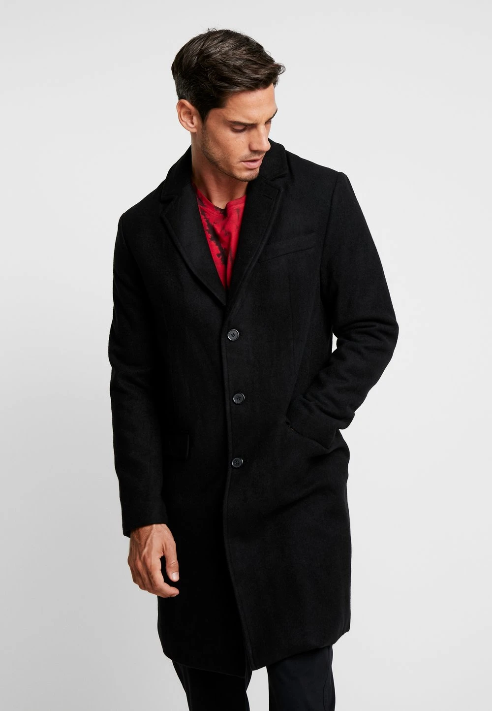 Bas Prix Pier One Manteau classique manteaux col revers homme 6 Bas Prix Pier One Manteau classique manteaux col revers homme – Image 4