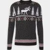 Prix Acceptable Pier One WINTERY CHRISTMAS JUMPER - Pullover pulls & gilets col rond homme -Promos Pier One Boutique 1f29e5003384420ba463a74188a776d4