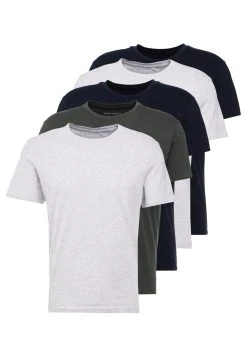 Pier One Qualité garantie 100% 5 PACK - T-shirt basique t-shirts col rond homme -Promos Pier One Boutique 325cf046ffc64432affa66ab60fd39f6