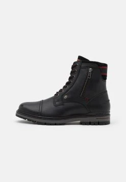 Prix Refroidis Pier One Bottines à lacets boots et bottes rond homme