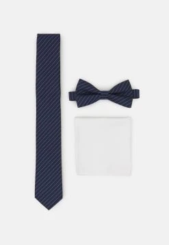 Prix Aimable Pier One SET - Cravate pochettes de costume rayures homme