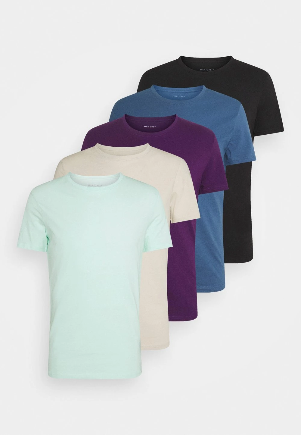 Pier One 5 PACK - T-shirt basique Prix Sacrifiés t-shirts col rond homme 18 Pier One 5 PACK - T-shirt basique Prix Sacrifiés t-shirts col rond homme – Image 16