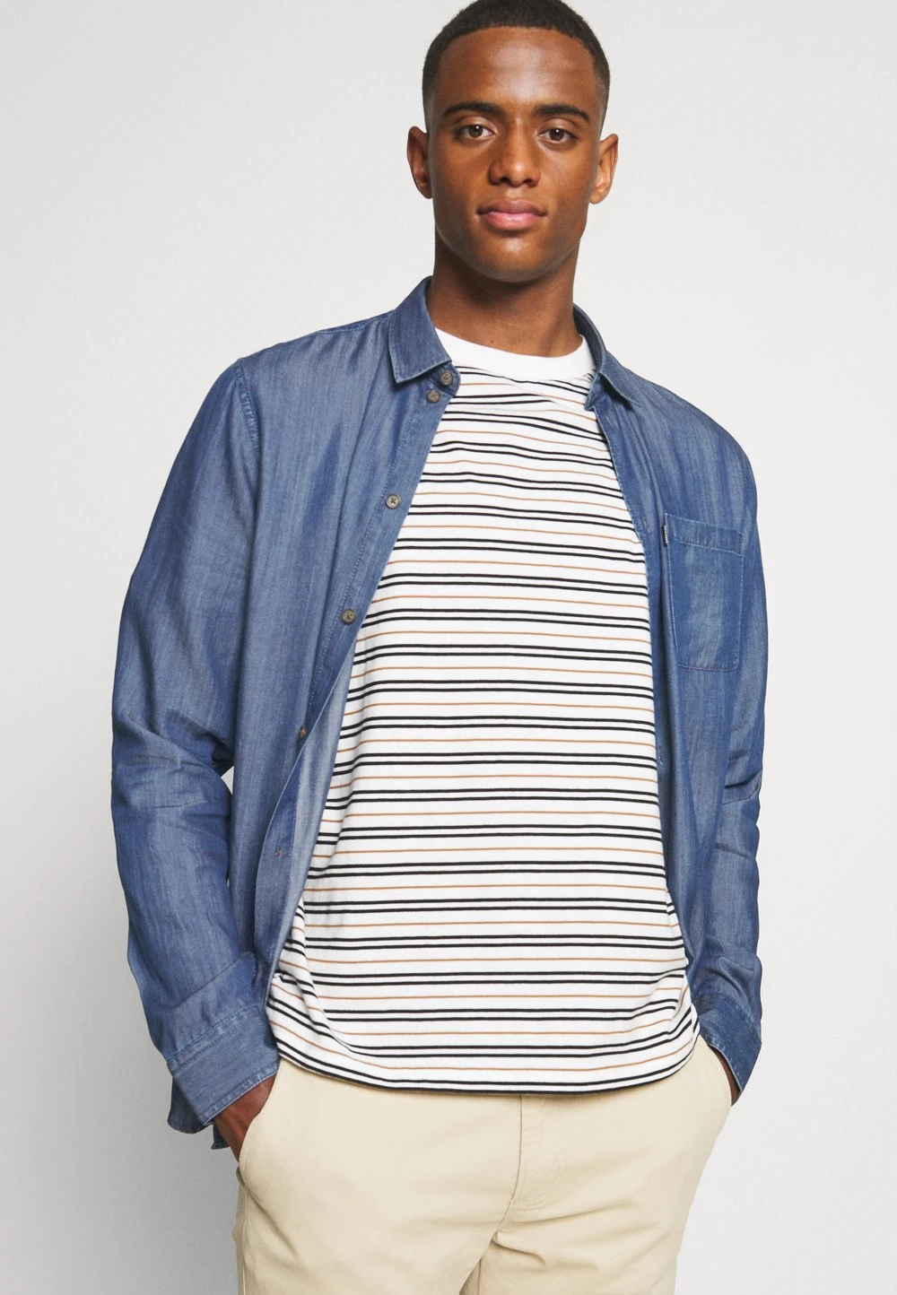 Pier One Réduction Chemise chemises col kent homme 6 Pier One Réduction Chemise chemises col kent homme – Image 4