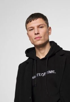 Prix Préférentiel Pier One WASTE OF TIME HOOD - Sweat à capuche pulls et gilets homme -Promos Pier One Boutique 60248d23e2674c049c73193794706892
