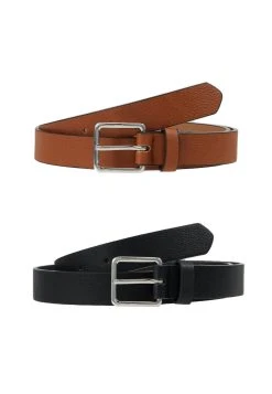 Prix Incroyables Pier One UNISEX 2 PACK - Ceinture ceintures couleur unie homme -Promos Pier One Boutique 606314ca89af4df897ecd2f4805ccc5b