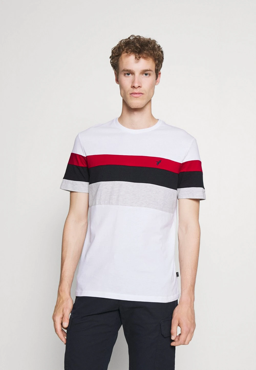 Pier One Meilleure qualité T-shirt imprimé t-shirts col rond homme 3 Pier One Meilleure qualité T-shirt imprimé t-shirts col rond homme