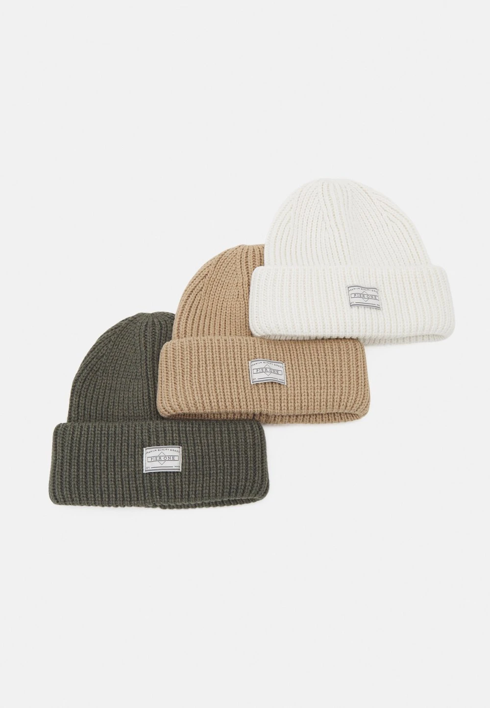 Pier One 3 PACK UNISEX - Bonnet Meilleure qualité casquettes, bonnets et chapeaux couleur unie 6 Pier One 3 PACK UNISEX - Bonnet Meilleure qualité casquettes, bonnets et chapeaux couleur unie – Image 4