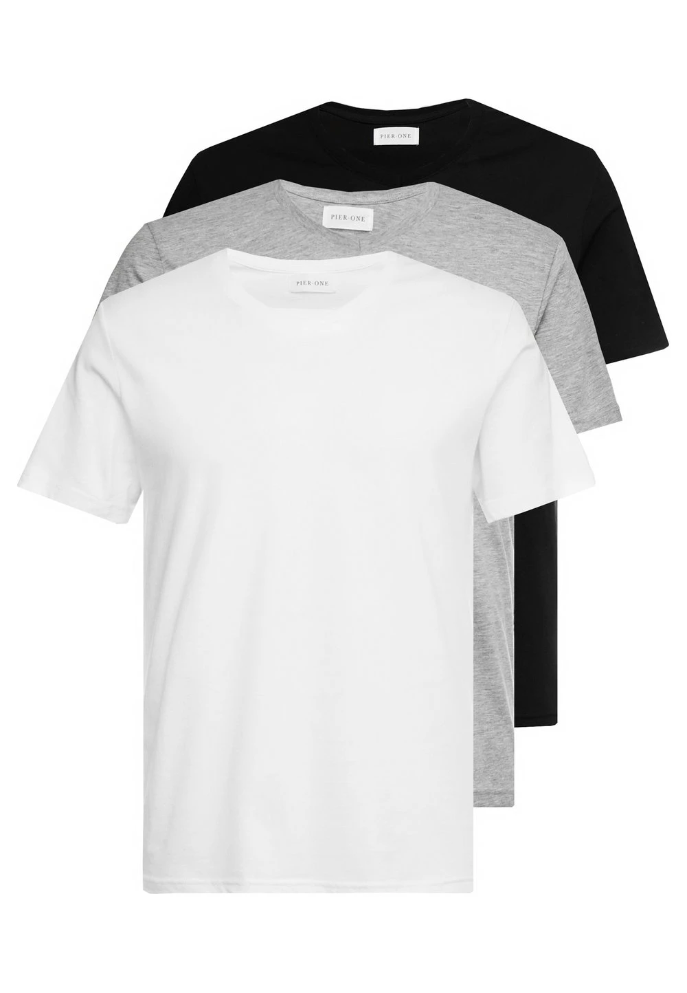 Pier One Prix Équitable 3 PACK - T-shirt basique t-shirts col en v homme 10 Pier One Prix Équitable 3 PACK - T-shirt basique t-shirts col en v homme – Image 8