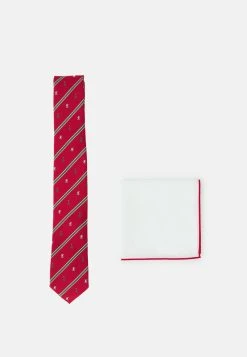 Pier One Qualité garantie 100% CHRISTMAS GIFT SET - Cravate cravates et nœuds papillon rayures homme