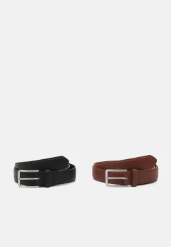Petit Prix Pier One 2 PACK - Ceinture ceintures boucle ardillon homme
