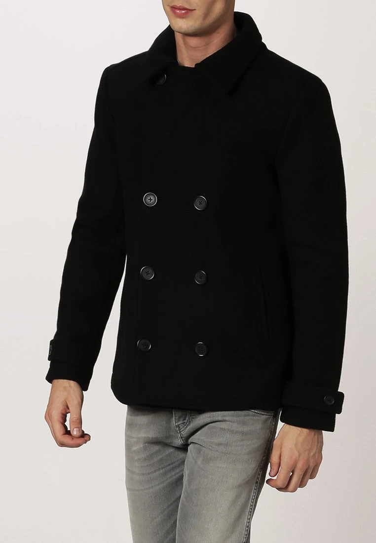 Haute Qualité Pier One Manteau court manteaux col revers homme 5 Haute Qualité Pier One Manteau court manteaux col revers homme – Image 3