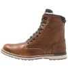 Bon Rapport Coût-Efficacité Pier One Bottines à lacets bottes rond homme
