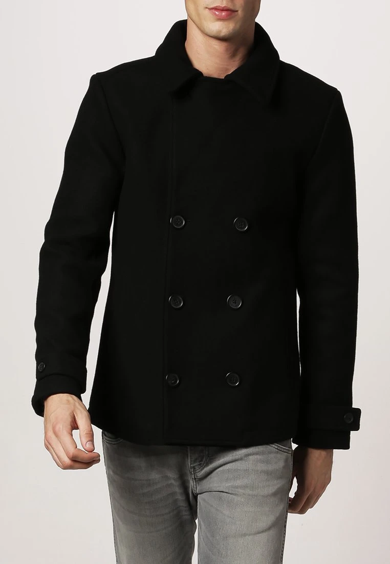 Haute Qualité Pier One Manteau court manteaux col revers homme 4 Haute Qualité Pier One Manteau court manteaux col revers homme – Image 2