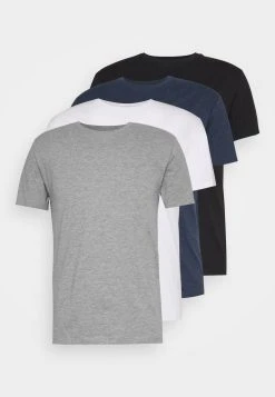 Pier One 4 PACK - T-shirt basique Qualité Fiable t-shirts col rond homme -Promos Pier One Boutique a6336c9ea9294b8b9261921b47ede4b7