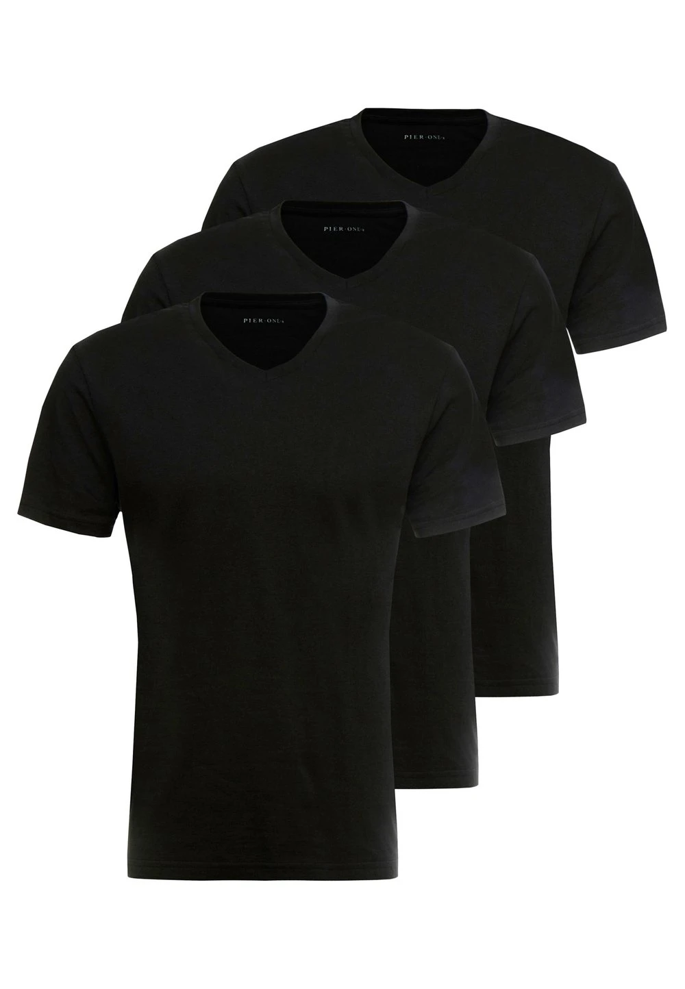 Pier One Prix Équitable 3 PACK - T-shirt basique t-shirts col en v homme 8 Pier One Prix Équitable 3 PACK - T-shirt basique t-shirts col en v homme – Image 6