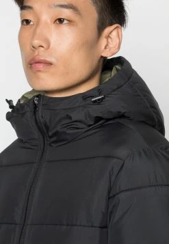 Pier One BASIC PUFFER JACKET WITH CONTRAST HOOD - Veste d'hiver Prix Accessible vestes capuche homme -Promos Pier One Boutique ac45dd429b7349d1b1c00897ccebcc8a