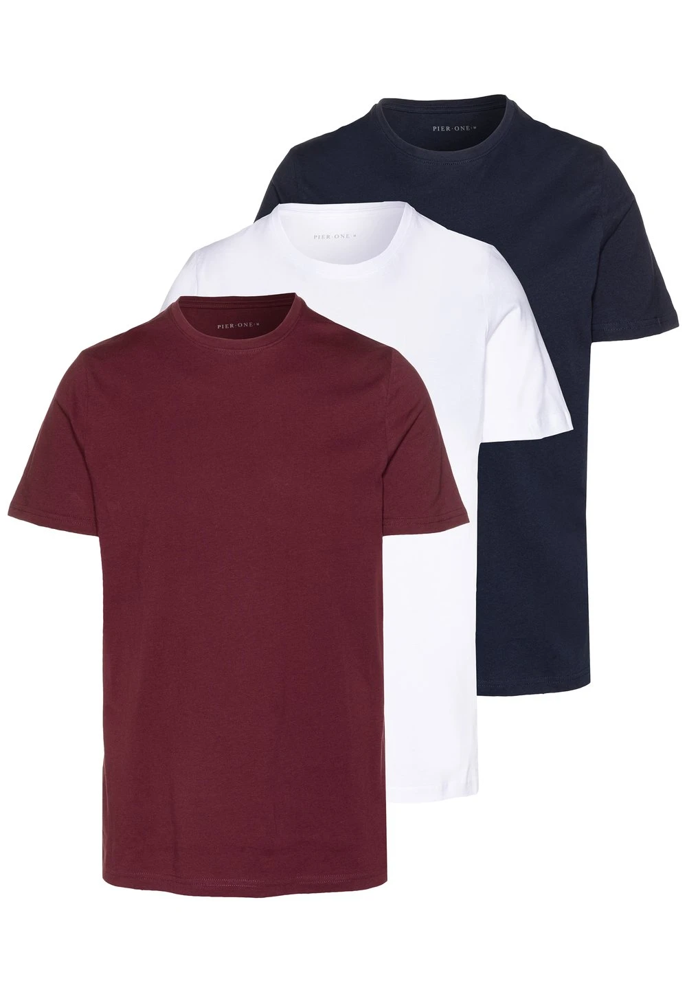 Excellente qualité Pier One 3 PACK - T-shirt basique t-shirts col rond homme 17 Excellente qualité Pier One 3 PACK - T-shirt basique t-shirts col rond homme – Image 15