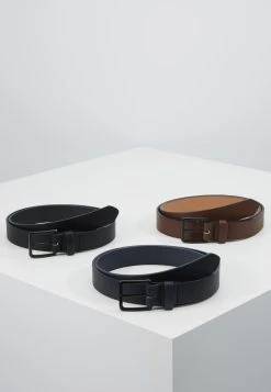 Prix Avantageux Pier One 3 PACK - Ceinture ceintures boucle ardillon homme