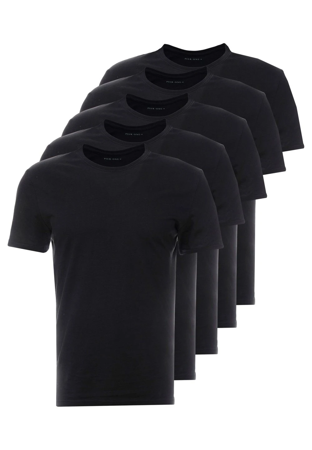 Pier One Prix Abordable 5 PACK - T-shirt basique t-shirts col rond homme 8 Pier One Prix Abordable 5 PACK - T-shirt basique t-shirts col rond homme – Image 6