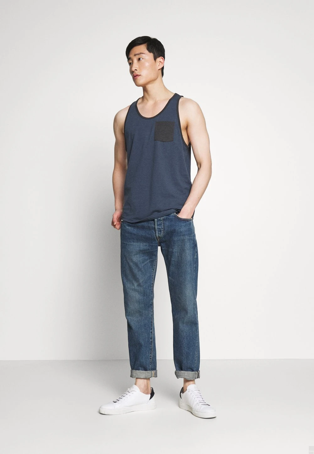 Pier One Prix Exclusifs Débardeur t-shirts & polos encolure large ronde homme 4 Pier One Prix Exclusifs Débardeur t-shirts & polos encolure large ronde homme – Image 2