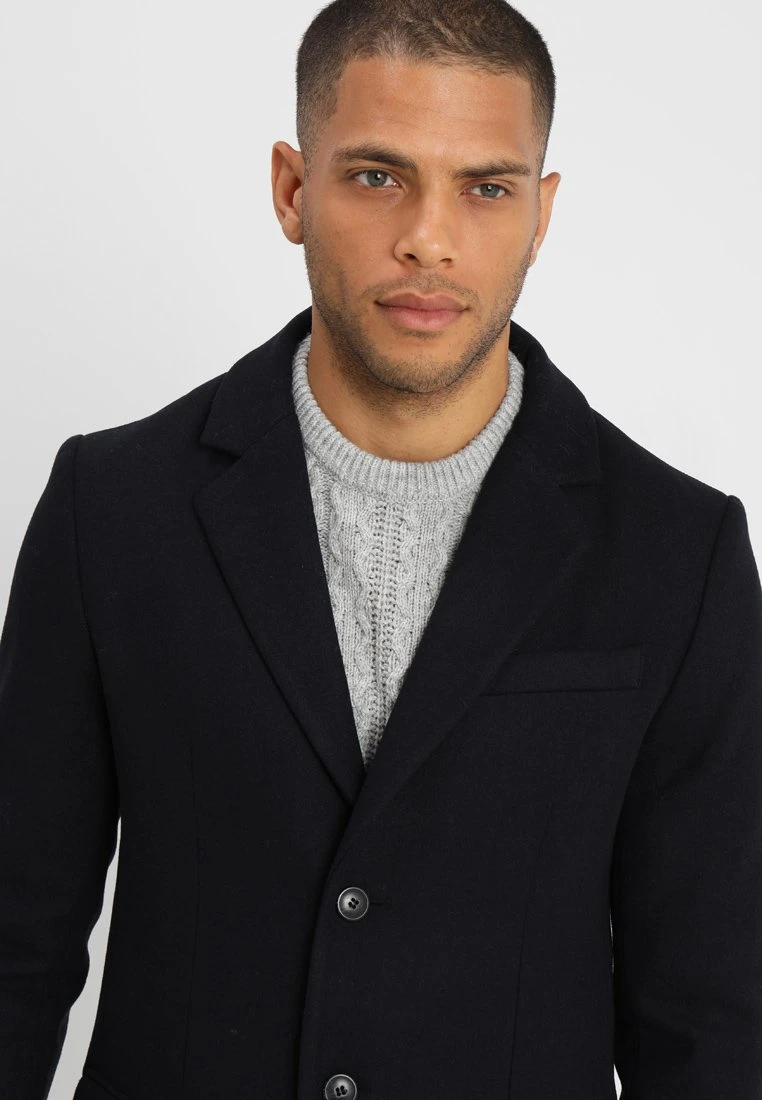 Pier One Qualité garantie 100% Manteau classique manteaux col revers homme 7 Pier One Qualité garantie 100% Manteau classique manteaux col revers homme – Image 5