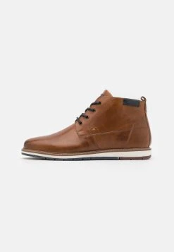 Pier One LEATHER - Bottines à lacets Meilleure qualité boots et bottes rond homme