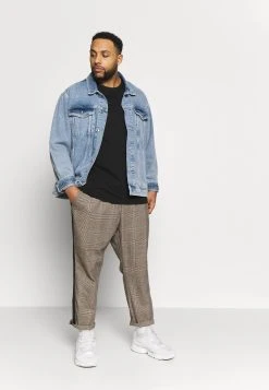 Pier One Prix Refroidis 2 PACK - T-shirt basique - black t-shirts col rond homme