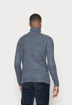 Pier One Un Tarif Préférentiel ESSENTIAL WINTER TURTLENECK / 512 - MOTTLED BLUE - Pullover pulls et gilets col roulé homme -Promos Pier One Boutique e68499dd110c4cac9a03fa0946c68f87