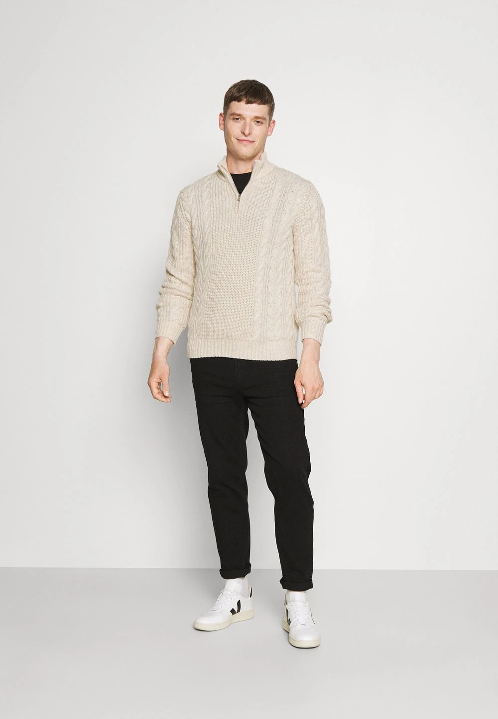 Pier One Pullover Soldes pulls & gilets col camionneur homme 4 Pier One Pullover Soldes pulls & gilets col camionneur homme â Image 2