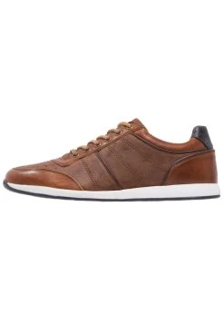 Pier One LEATHER - Baskets basses Pas Cher sneakers rond homme