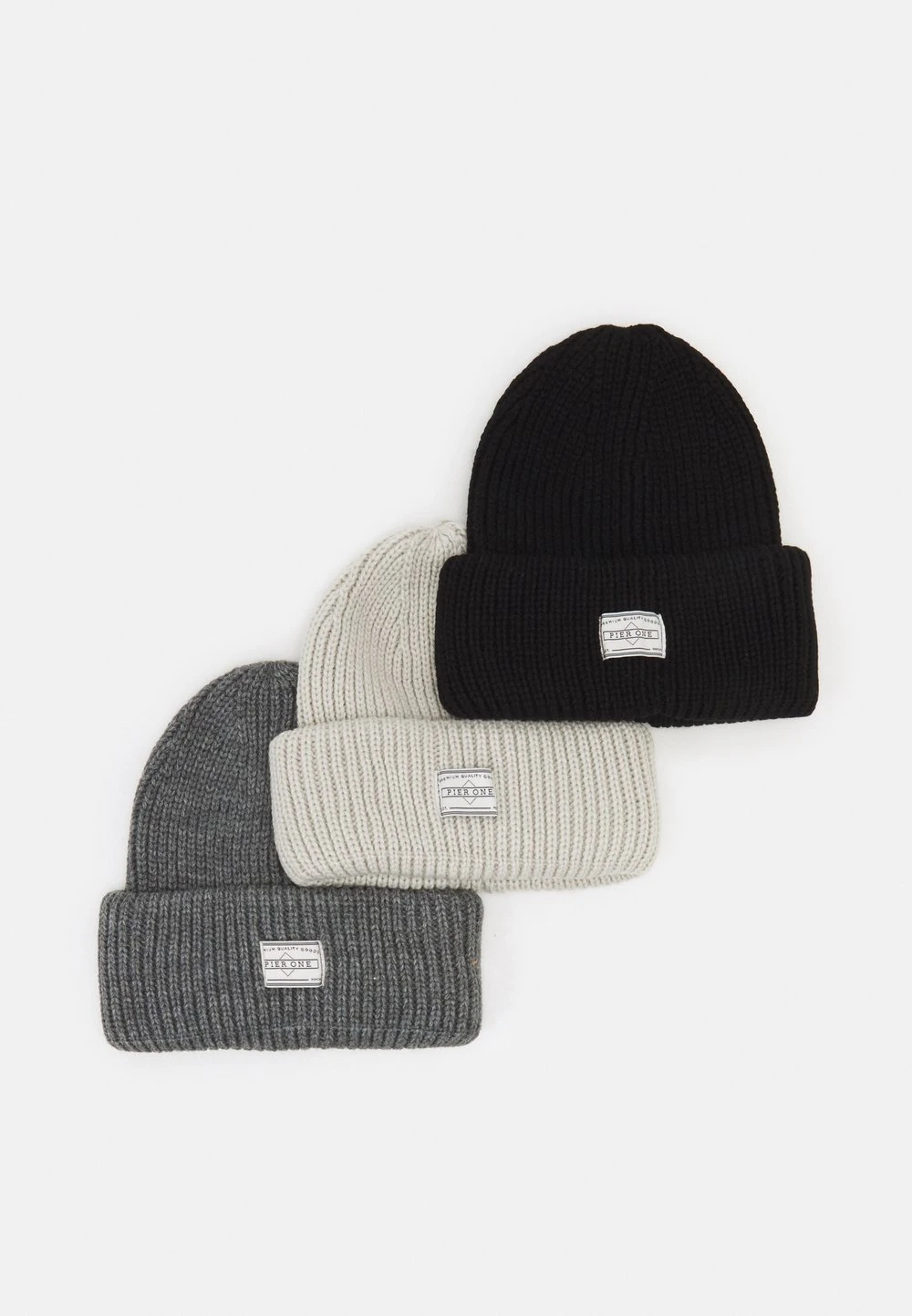 Pier One 3 PACK UNISEX - Bonnet Meilleure qualité casquettes, bonnets et chapeaux couleur unie 7 Pier One 3 PACK UNISEX - Bonnet Meilleure qualité casquettes, bonnets et chapeaux couleur unie – Image 5