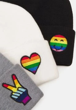 Meilleure qualité Pier One PRIDE 3 PACK UNISEX - Bonnet casquettes, chapeaux et bonnets chiné -Promos Pier One Boutique fd353535df6546dfacfb9a6ba902fdd7